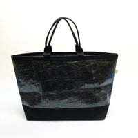 Used トートバッグ　(ブラック)　XL　オープントップ　2プライ ボトム3プライ