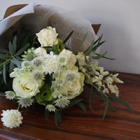 bouquet M　white＆green