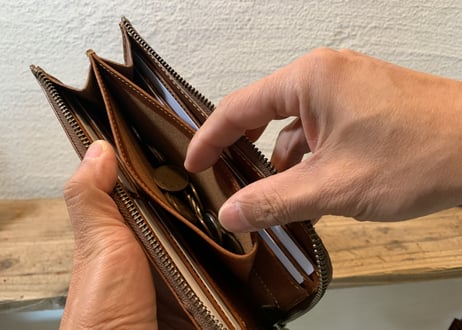 ＜お値段参考過去の一例＞ランドセルリメイク製品＞＞　Lファスロングワレット　1点