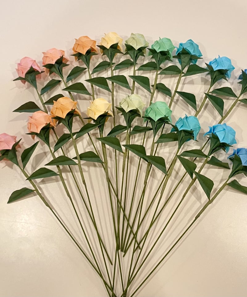 折り紙バラ(ミニ)18本セット | Origami Hiryo