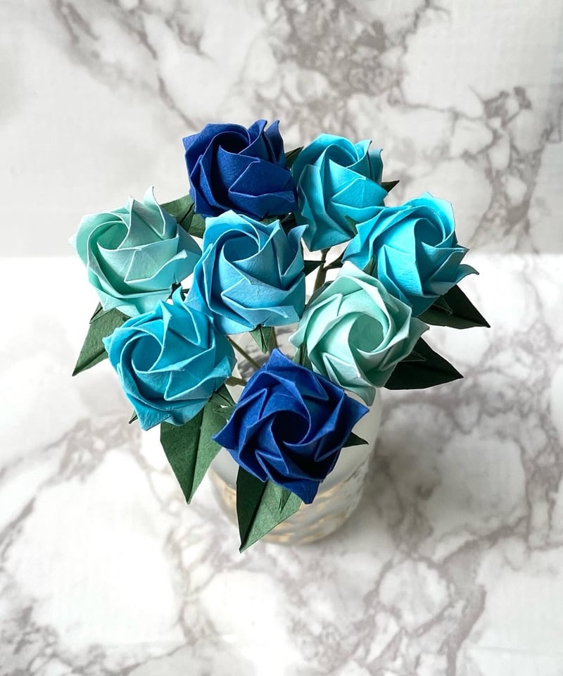 masaページ 折り紙の小さい花束 masaページ 折り紙の小さい花束 Origami flowers