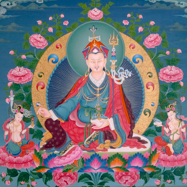 最高傑作 チベット仏画 パドマサンバヴァ 蓮華生 | SWAMI