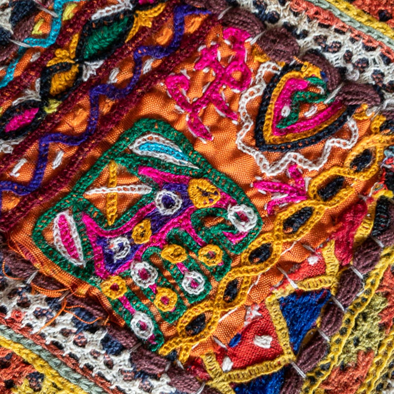 インド 刺繍パッチワーク タペストリー 敷物 インド刺繍リボン インド 刺繍パッチワーク タペストリー 敷物 インド刺繍リボン