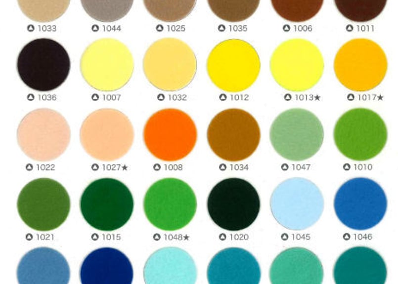 フェルト】フェルアート1mm厚 1mカット（～3mまで） | ししゅう糸屋さん