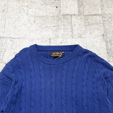 80~90s "eddie bauer" cotton knit