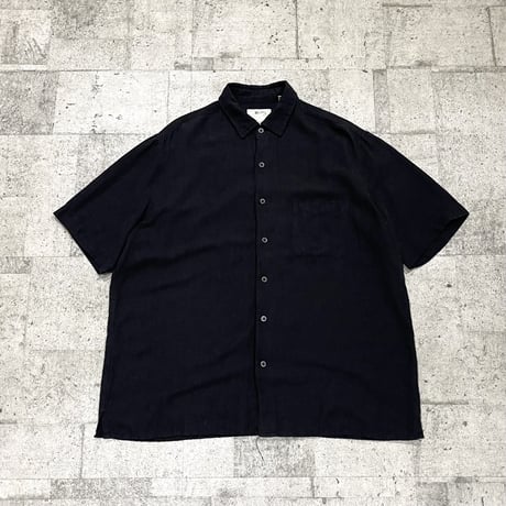00s silk linen s/s shirt