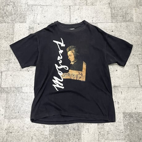 90s "mozart" print Tshirt
