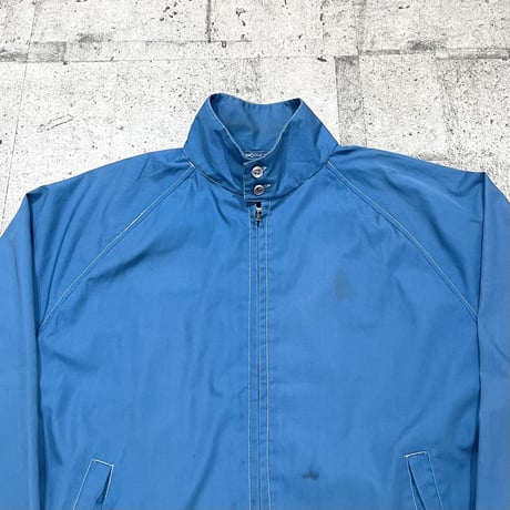 60~70s cotton&nylon? zip jkt