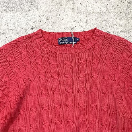 00s "polo ralph lauren" cotton knit