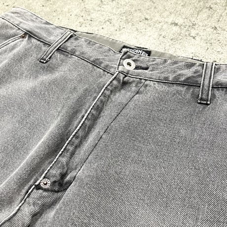 00s stussy work gear denim half pants