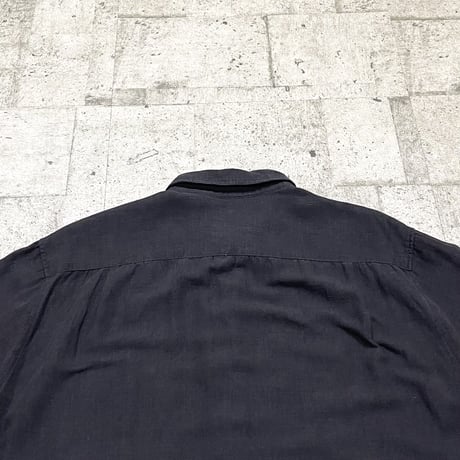 00s silk linen s/s shirt