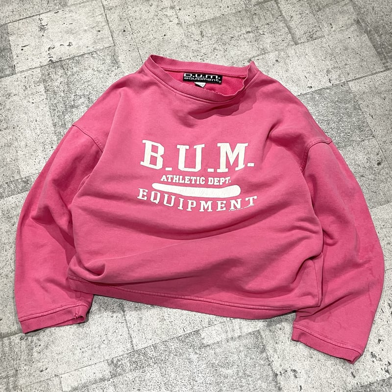 a*o様 ボロ　90s BUM Equipment スウェット ダメージフェード 90s 