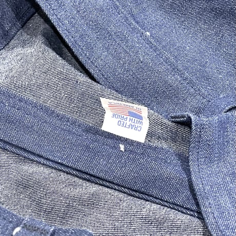 usa made denim baker pants