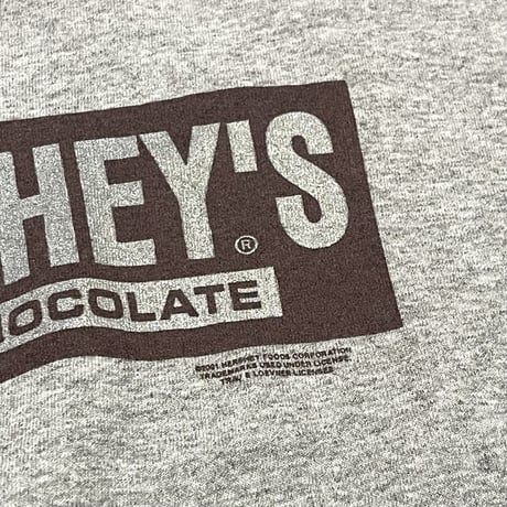 00s "HERSHEY'S" print T shirt