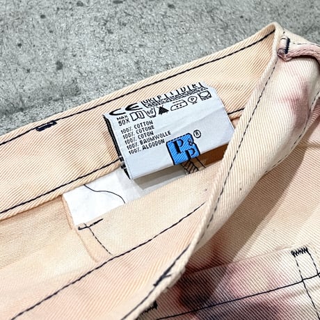 90s? euro work wide pants "breach"
