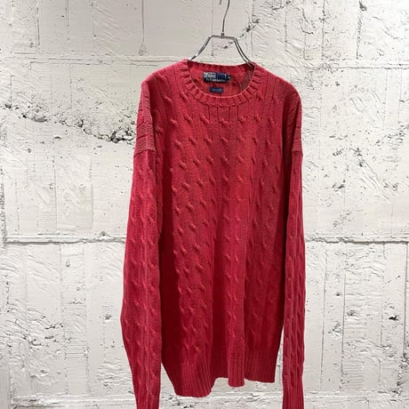 00s "polo ralph lauren" cotton knit