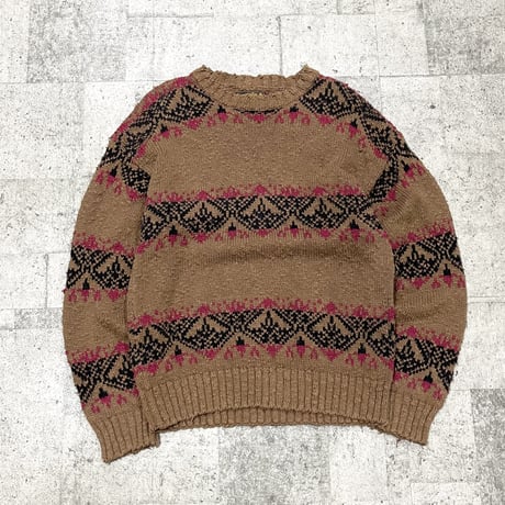 80~90s"eddie bauer" cotton knit