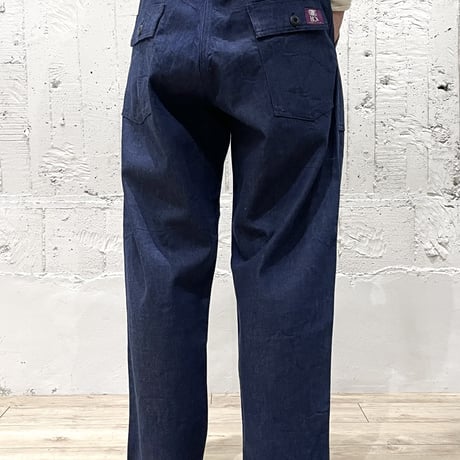 usa made denim baker pants