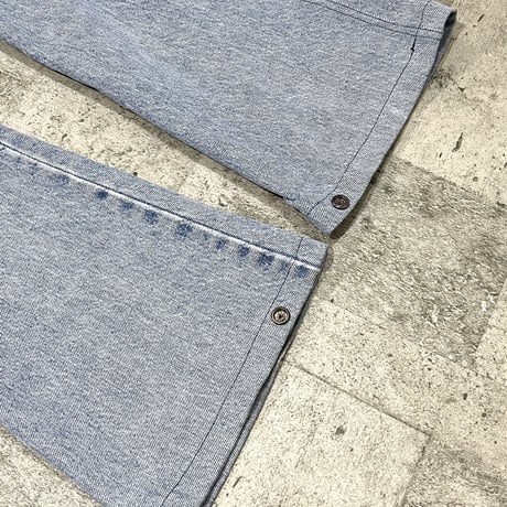 90s super long custom denim pants
