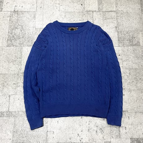 80~90s "eddie bauer" cotton knit