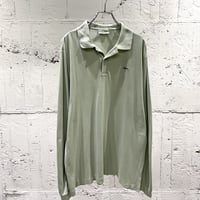 80s euro "LACOSTE" l/s polo shirt