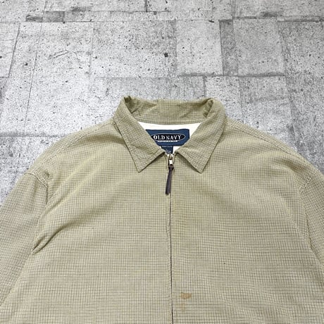 90s "old navy" cotton zip jkt