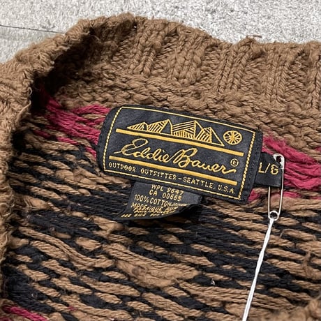 80~90s"eddie bauer" cotton knit