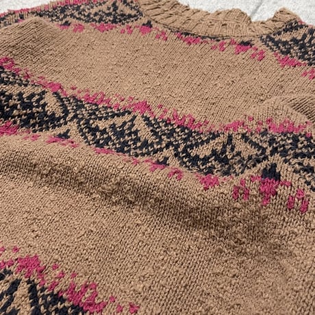 80~90s"eddie bauer" cotton knit