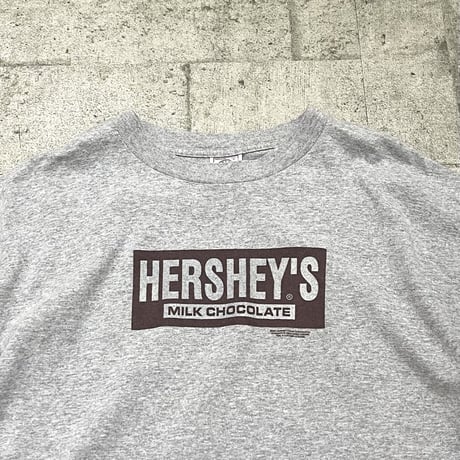 00s "HERSHEY'S" print T shirt