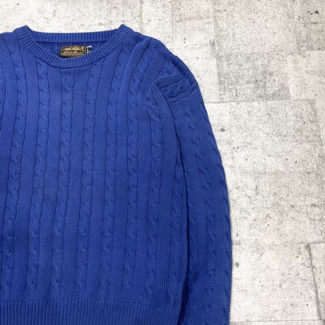 80~90s "eddie bauer" cotton knit