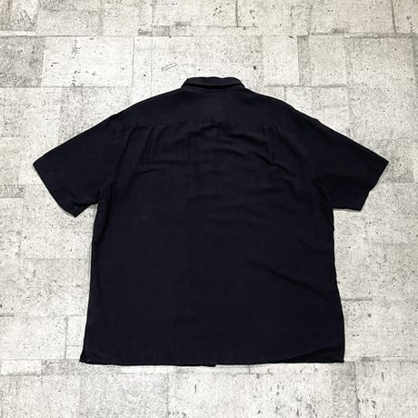 00s silk linen s/s shirt