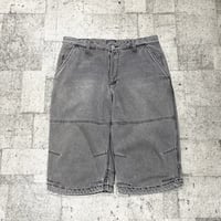 00s stussy work gear denim half pants