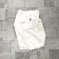 80s "carhartt" cutoff double knee shorts