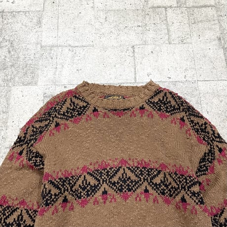80~90s"eddie bauer" cotton knit