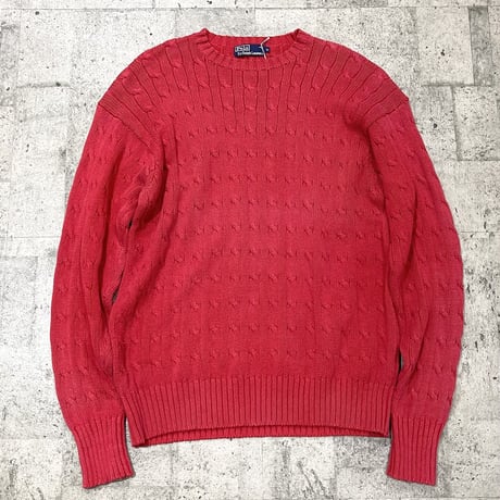 00s "polo ralph lauren" cotton knit