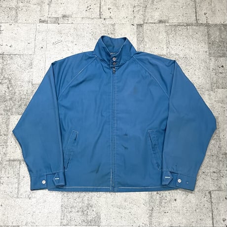60~70s cotton&nylon? zip jkt