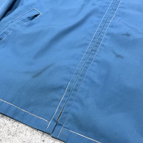 60~70s cotton&nylon? zip jkt