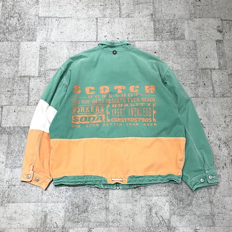 90s "scotch＆soda" design jkt