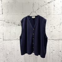 00s eddie bauer cotton knit wide vest