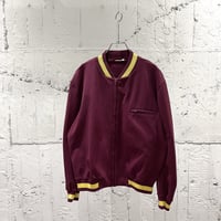 70s jersey material zip jkt