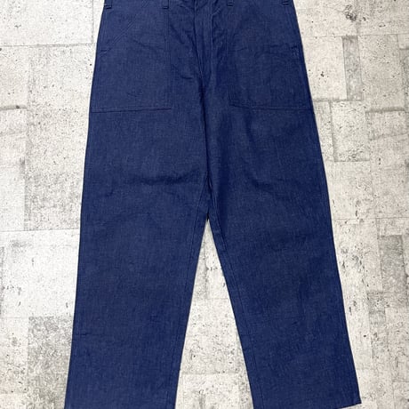 usa made denim baker pants