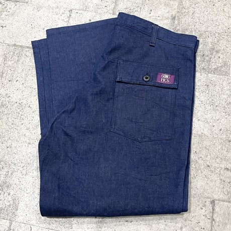usa made denim baker pants