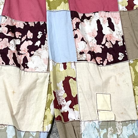 00s "j.crew" patchwork cotton shirt