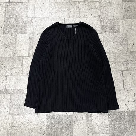 90s DKNY cotton cable knit