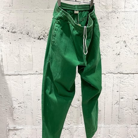 80s "stussy" cotton beach pants