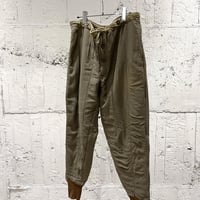 60s vintage Czech military quilting liner pants