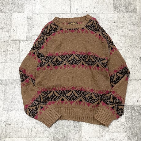 80~90s"eddie bauer" cotton knit