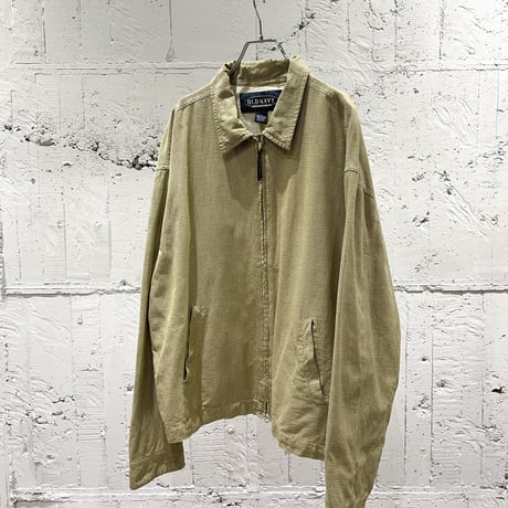 90s "old navy" cotton zip jkt