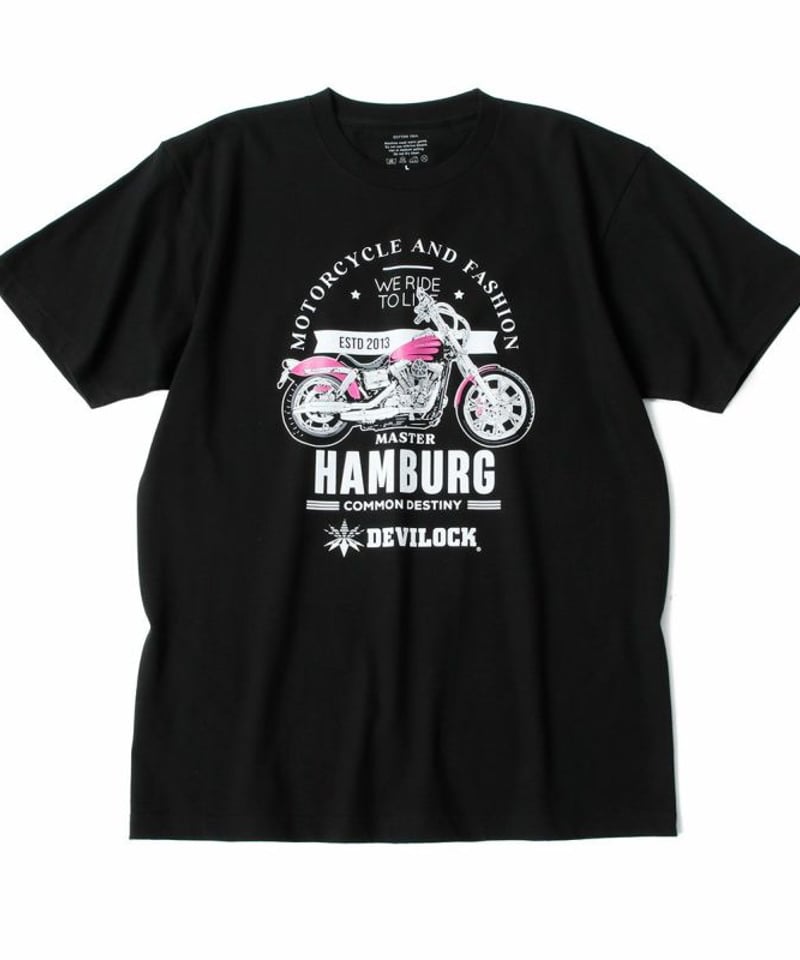 ハンバーグ師匠 x DEVILOCK BIKE TEE | ハンバーグ師匠