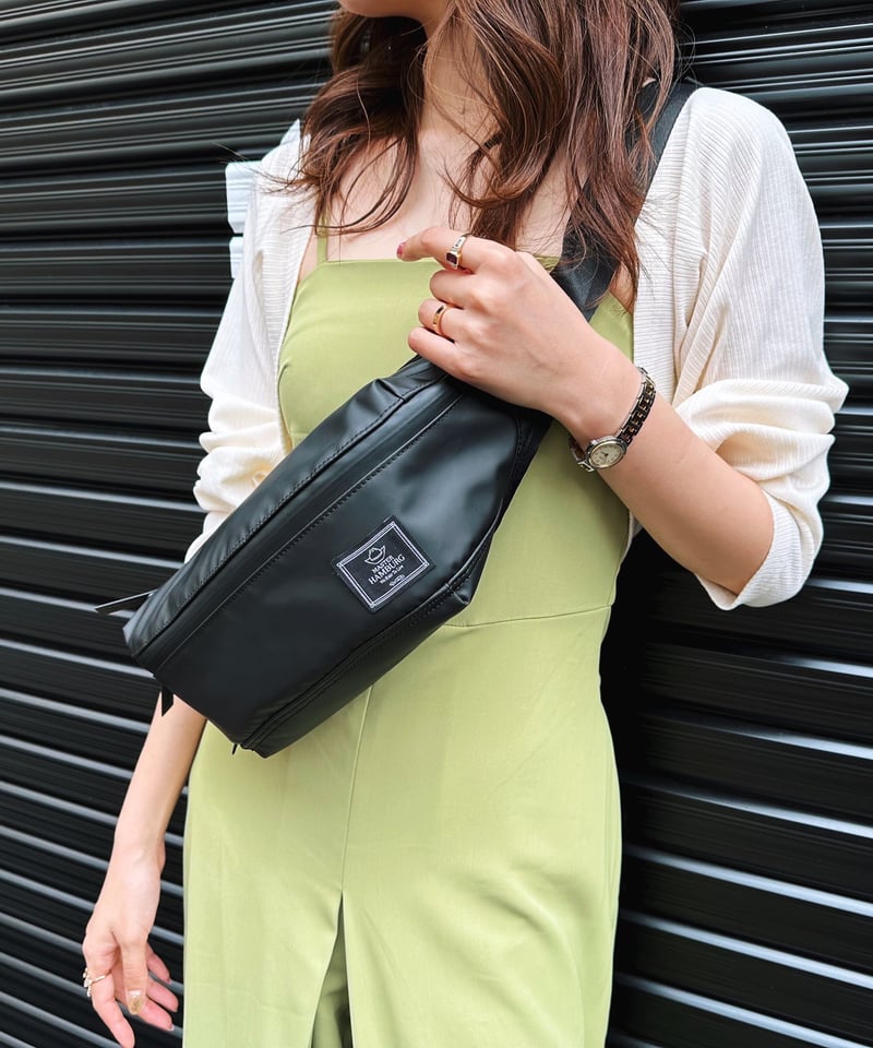 黒タグ】ハンバーグ師匠 x DEVILOCK WAIST BAG made by MAKAV